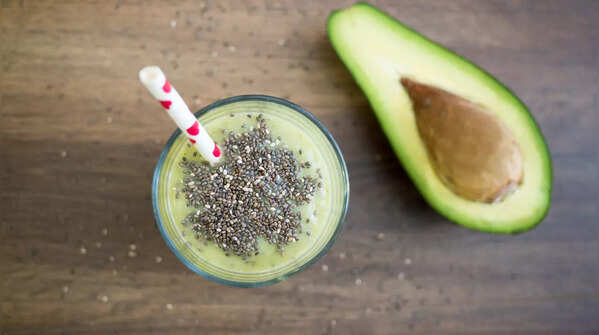 Avocado-Chia Protein Smoothie
