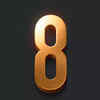 8 (Those born on the 8th, 17th, or 26th of any month are ruled by the Numerology number 8)