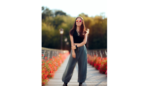 Pants with heavy cuffs