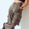 Cropped wide-leg trousers that end mid-calf
