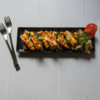 Grilled tofu tikka chaat 