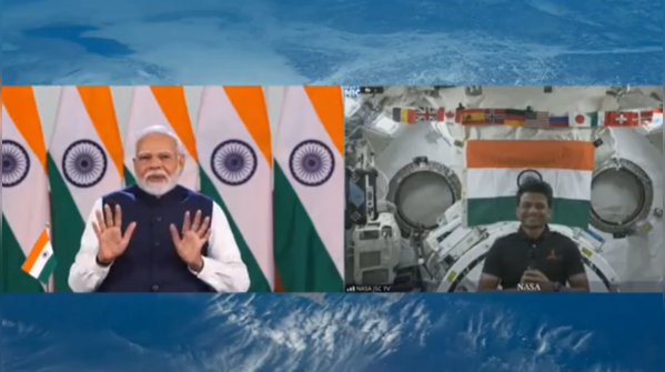 Gajar ka halwa in orbit: PM Modi's fun chat with Shukla