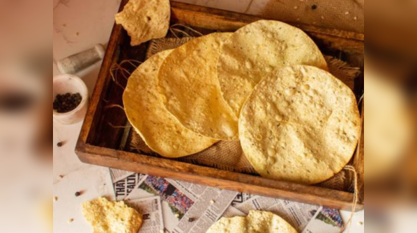 Make instant papad crisps without a flame