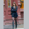 The power blazer and nothing-else-needed look