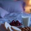 Offer a light, healthy bedtime snack (if needed)