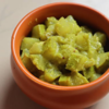 Boiled bottle gourd (lauki) with lemon