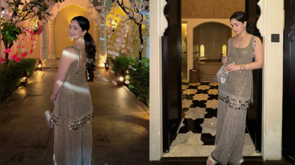 The sequin palazzo glam