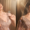 Shimmering sequins dipped in ivory grace