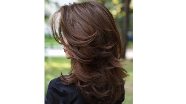 Feathered ends with light layering