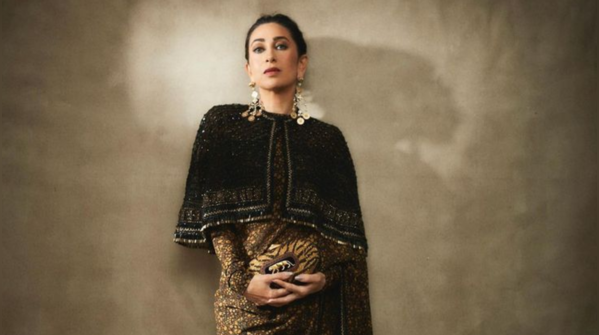 Full-sleeve blouse with a statement cape