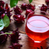 Hibiscus rose iced tea