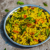 Railway-side poha in Madhya Pradesh