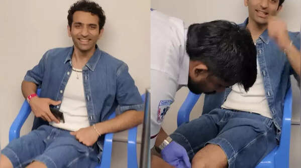 Ayushmaan gets injured while ice-skating