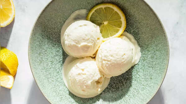 3-ingredient lemon-coconut sorbet