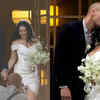 ​All in the details: Veil, heels and shades