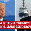 Article image for: Biggest Naval Showdown: US Deploys World’s Largest Warship, Russian Warship Arrives At Iran Port