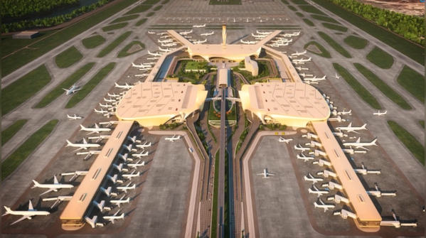Greenfield airport with seamless access