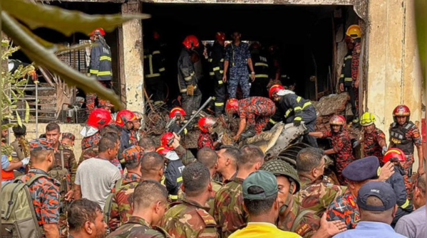 Jet crashed into school in Dhaka’s Uttara area