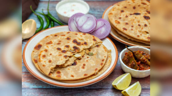 Soybean stuffed paratha