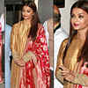 Aishwarya Rai’s subtle embroidered churidar suit