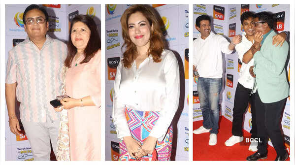 From Dilip Joshi arriving with wife, Munmun Dutta’s chic look to heartwarming co-star moments; Taarak Mehta Ka Ooltah Chashmah cast reunites for 17th anniversary bash