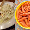 White pasta vs lentil pasta