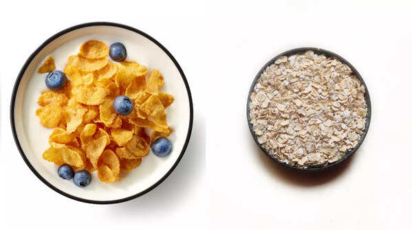 Corn Flakes vs rolled oats
