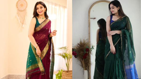 Saree outfit ideas for Sawan Shivratri