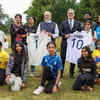 PM Modi and his UK counterpart Keir Starmer interacted with players from Buckinghamshire Street Cricket Hubs