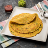 Sunday – besan chilla with ajwain and methi   