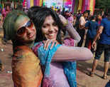 Holi bash at Tivoli