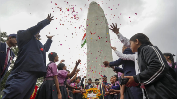 Veeragallu hero stone to honour Kargil soldiers