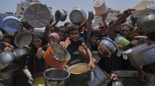 Aid sites marred by violence