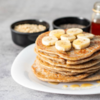 Oats banana pancakes