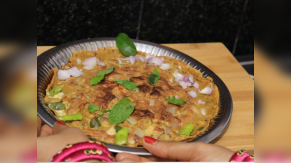 Oats masala chilla