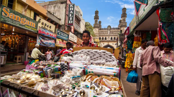 Charminar market, Hyderabad, Telangana