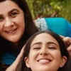 ​1. Amrita Singh and Sara Ali Khan