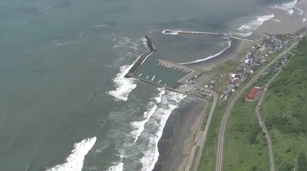 Water surges into ports in Russia