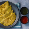 Moong dal chillas