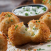 Aloo bhajiyas (potato fritters)