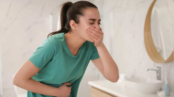Vomiting or feeling uneasy after eating
