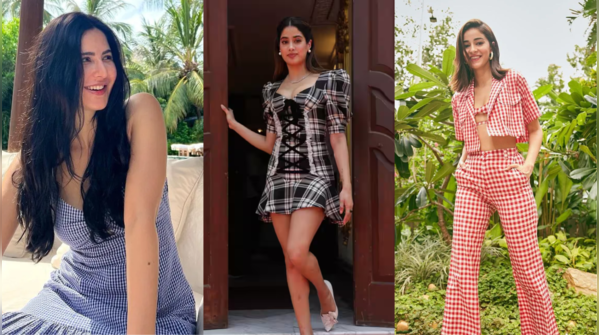 Celebrities spotted in gingham outfits