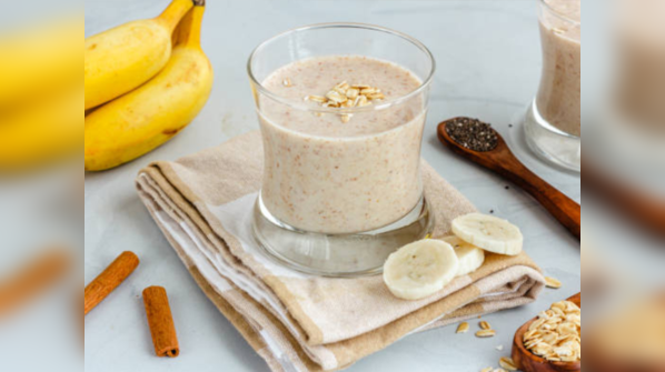 Banana oat smoothie