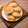 Naan chana or halwa puri