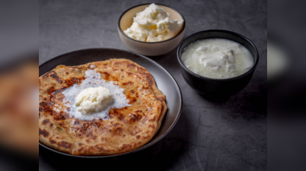 Paratha with chai only