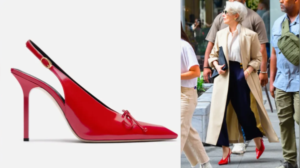Meryl Streep’s red stilettos