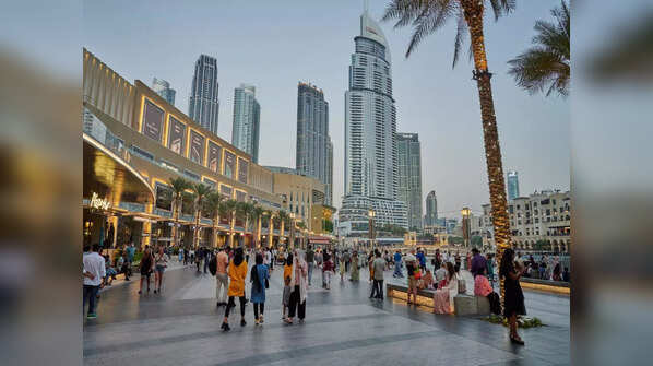 Dubai, UAE: Flight time - 3.5 hours from Mumbai