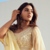 <i class="tbold">samyuktha</i> charms in traditional outfits