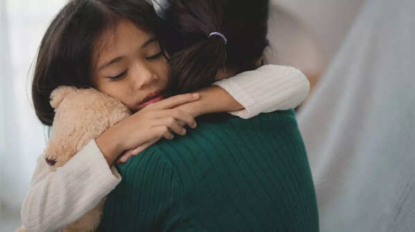 The sweet cuddle and embrace you do