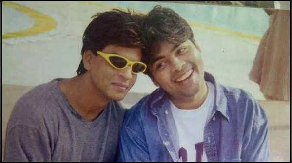 Shah Rukh Khan and Karan Johar